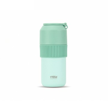 【H&R安室家】7.3cm以下適用 泰碩TYESO飲料保冷瓶(H89)綠