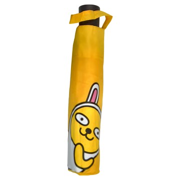 KAKAO FRIENDS 三折防曬自動傘  55cm*7k 聚酯纖維100%  黃MUZI
