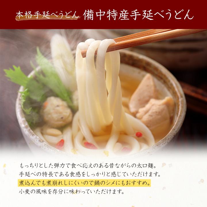 手延べうどん 手延べうどん 食べ比べセット 300g×2種 半生麺 かも川 かも手の麺 かも手うどん