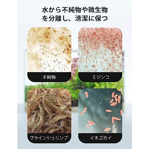 happykau 分離網 り ゾウリムシ 網 ブラインシュリンプ 濾し器 孵化器