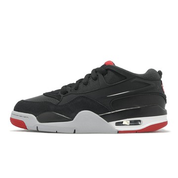 Nike 休閒鞋 Air Jordan 4 RM GS 大童 女鞋 Bred 黑 紅 低筒 喬丹 FQ7938-061