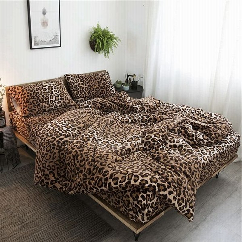 布団カバー 3点セット シングル 綿100 寝具セット 4点セット まくらカバー シーツ おしゃれ アニマル柄 レオパード 豹 ヒョウ 派手 カジュアル 通販 Lineポイント最大get Lineショッピング