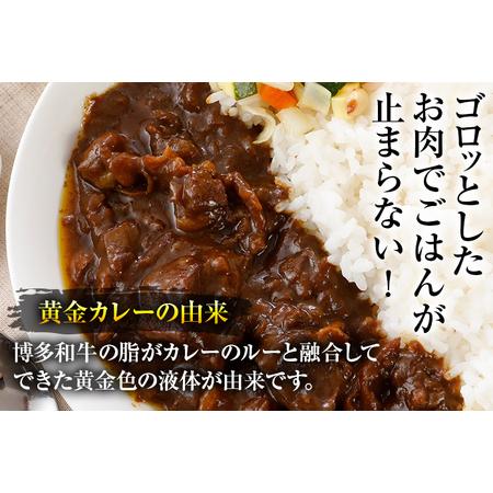 ふるさと納税 博多和牛 黄金カレー 博多和牛 牛肉 カレー カレーライス ご飯 お取り寄せ 福岡 グルメ 福岡県みやこ町