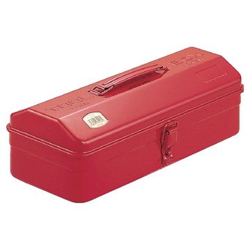 TOYO STEEL 東洋鋼鐵 山型提把式鋼製單層收納工具箱 Y-350 淨重1.3Kg 日本製造  373 x 164 x 124mm  1個