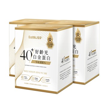 【EatBLISS益比喜】好齡光白金蛋白(10包/盒)x3盒｜白金健體素