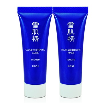 KOSE 高絲 雪肌精 淨白黑面膜 25g*2