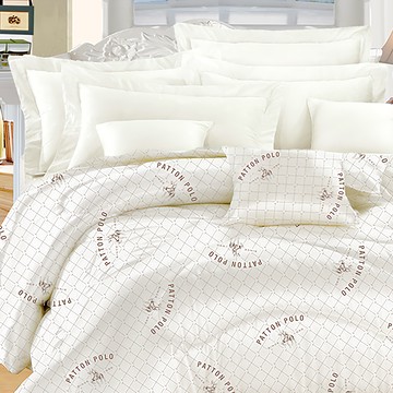 PATTON POLO 巴頓保羅 雙人抗菌除臭被  6 x 7尺  白色