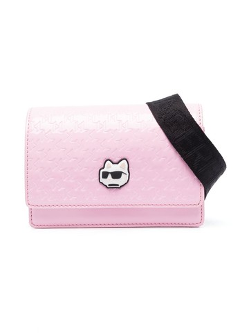 Karl Lagerfeld Kids - Choupette debossed shoulder bag - kids - Polyester/Polyurethane/Viscose - One Size - Pink
