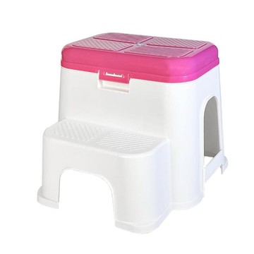 UDA 有達 大凱思登高椅/階梯椅 粉紅色  43 x 42 x 34.3cm  1個