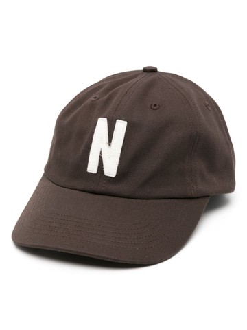 Norse Projects - Felt N cotton baseball cap - men - Cotton - One Size - Brown