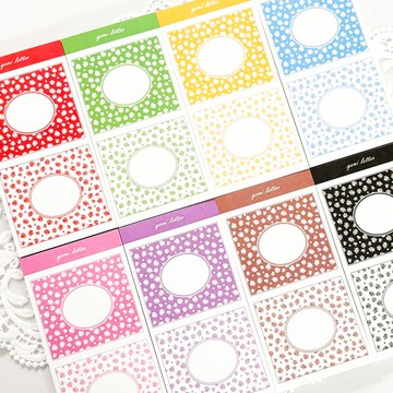 玫瑰花園標籤貼紙