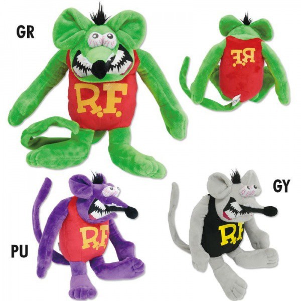 Rat finkぬいぐるみ3体セット RAT FINK / RATFINK RAF523 Bendable Doll 老鼠芬克中型毛絨公仔布偶