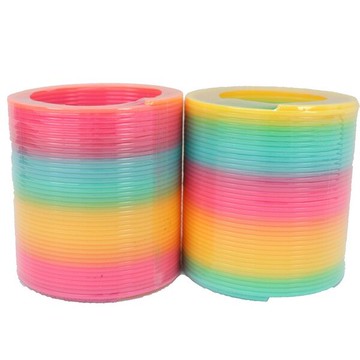 超大 妙妙圈 103 七彩魔幻圈 直徑10cm/一個入(促99) 塑料 彩虹圈 童玩彈簧圈-鑫