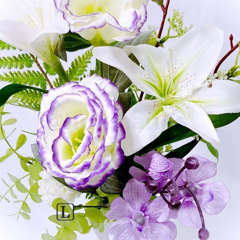 造花 仏花 お供え 仏壇 墓 仏壇用 墓用 一対 花 トルコキキョウ 造花 仏花 お供え 仏壇 墓 仏壇用 墓用 一対 花 トルコキキョウ