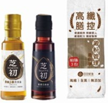 【芝初】黃金3顧苦茶油105ml+拾香芝麻油105ml+高纖膳控細麵
