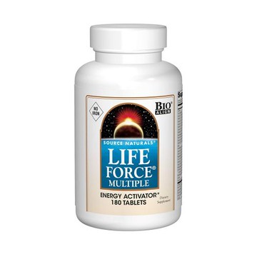 Life Force Multiple-No Iron 180 Tabs by Source Naturals