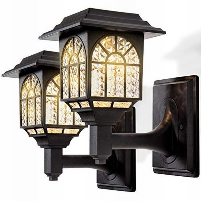 Leidrail ソーラーライト 屋外ウォールライト ブラケットライト ガーデン 壁掛け式 自動点灯 門柱灯 おしゃれ アンティーク 玄関 通販 Lineポイント最大0 5 Get Lineショッピング