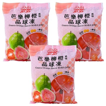 晶晶 芭樂柳橙味晶球凍  370g  3個
