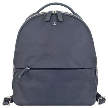 agnes b. voyage 黑色尼龍拉鍊小型後背包