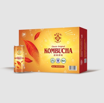 [咕嚕康普茶] 經典原味康普茶（24瓶/箱）-經典原味康普茶