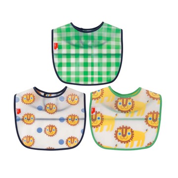 akachan honpo - 用餐圍兜3件組-獅子