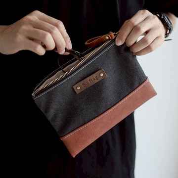 sobag復古潮男士夏天裝手機鑰匙包女小眾品牌夏季文藝手拿零錢包