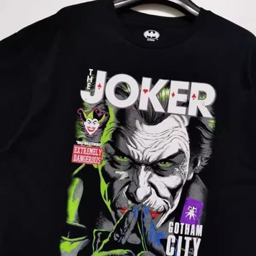 外貿原單~Big&Tall漫威Batman蝙蝠俠正義聯盟小丑男印花短袖T恤