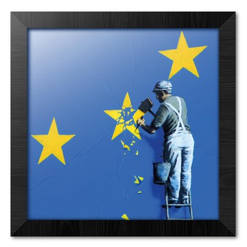 Banksy Dover 含框藝術畫 30*30cm/班克西