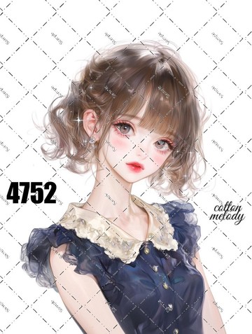 original sticker no.4752 人物貼紙 原創貼紙 原創人物貼紙 裝飾貼紙 cotton melody