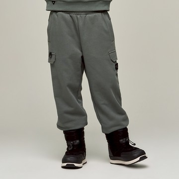 童裝 ADVENTURE 直筒長褲 - 灰綠色