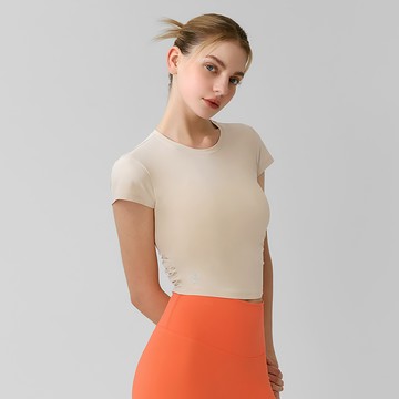 Tricot 輕盈交疊抓皺短袖上衣｜共5色｜XFK1TS1004