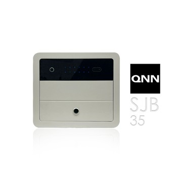 qnn 指紋/密碼/鑰匙智能數位電子保險箱/櫃(sjb-35)(35高x40寬x33深cm)