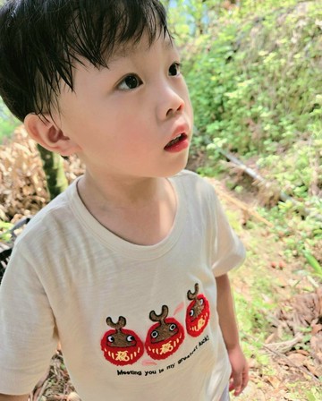 臺灣原創品牌Rakki More夏季新品甲蟲達摩兒童短袖上衣