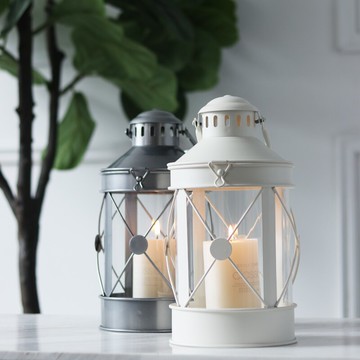 免運 快速出貨1歐式燭臺擺件玻璃防風蠟燭座浪漫復古創意鐵藝手提戶外裝飾風燈 聖誕節交換禮物