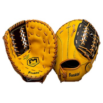 Franklin Fieldmaster 一壘手手套 右投用 22624  1個  12.5吋  金黃色 黑色