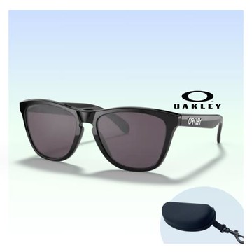 【Oakley】Frogskins 亞洲版 休閒太陽眼鏡(OO9245-75 Prizm grey 鏡片)