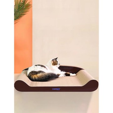 貓抓板貓沙發貴妃椅床磨爪器耐磨貓窩貓咪玩具寵物用品不掉屑貓床