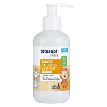 德國 Tetesept 嬰幼兒燕麥護膚油 200ml 保濕 滋潤 溫和 按摩 護膚 新生兒 嬰幼兒 附發票現貨 ｜滿額領券最高現折$200⚡保養 美妝 品牌香氛 【心心哈德】