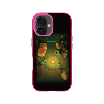 iPhone 16 Clear 粉漾桃 - 怪奇事物所 Incrediville - 降靈儀式