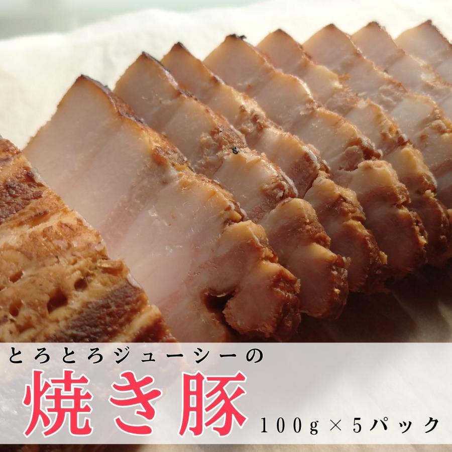 人気 焼き豚 豚バラ チャーシュー 豚肉 煮豚 美味しい 個包装 簡単 便利 惣菜 とろとろ 自家製 ラーメン 無添加 トッピング 冷凍 ジューシー 100g×5パック