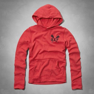 AF a&f Abercrombie & Fitch 小孩帽T 紅色 0298