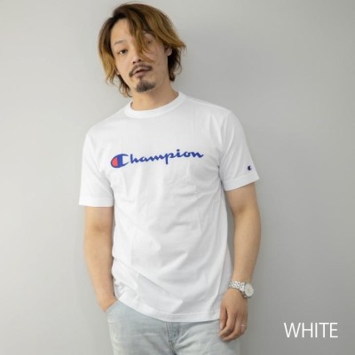 チャンピオン Tシャツ メンズ ロゴプリント ワンポイント クルーネック