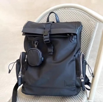 免運附發票 台灣公司貨 瑞典潮牌北歐風格時尚潮流多功能雙肩背包男女大容量休閑旅行包 快速出貨