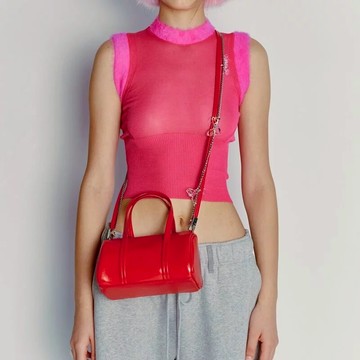 【SAMO ONDOH】DiDi Bag mini - crinkle red 台灣唯一正版代理 韓國包包 側背包