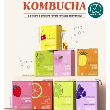 [八味養生鋪]healslab無糖康普茶 乳酸菌康普茶 沖泡飲料 韓國康普茶 散裝 單1入