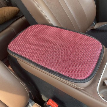 暢銷首選🎀 汽車扶手箱墊四季通用透氣冰絲車內中央手扶箱套緩解手臂增高墊 汽車扶手箱墊