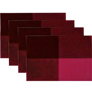 Premier 長方編織餐墊  紅色  4個  45 x 30cm