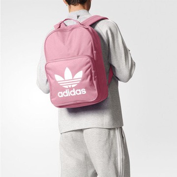 ADIDAS Classic Trefoil 後背包 女款 愛迪達 Originals 三葉草 包包 粉 [BK6725]