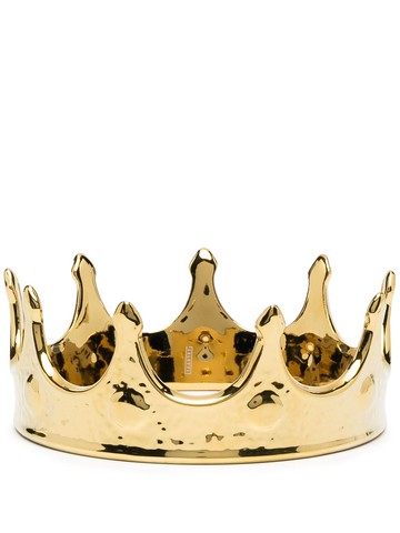 Seletti - porcelain gold crown - unisex - Porcelain - One Size