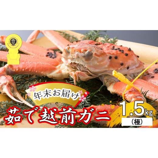 ふるさと納税 福井県 若狭町 茹で越前ガニ食通もうなる本場の味をぜひ、ご堪能ください。約1.5kg以上（極）越前がに 越前かに 越前カニ カニ ボ…